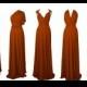 BURNT ORANGE Bridesmaid Dress/ CUSTOM LeNGTHS/ Convertible Dress / Infinity Dress/ Multiway Dress/  Multi Wrap Dress / Plus Size / Petite