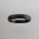 4mm Black Hammered Brushed Tungsten Carbide Unisex Band, Brushed Finish, 4mm Tungsten Ring, Wedding, Tungsten Carbide, Womens Ring, Mens