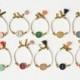 Personalized initial clay bracelet, colorful rope bracelet, charm bracelet, bridesmaids gift, monogram jewelry, custom bracelet,