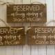 Reserved in loving memory sign-Wood sign-In loving memory sign-Reserved for loved ones-Wedding Ceremony-Decoration-Wedding signs-In memory