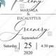 Marsala Peony rose dahlia eucalyptus Wedding Invitation set PDF 5x7 in PDF maker