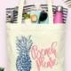 Beach Please Pineapple Beach Bachelorette Party Totes- Wedding Welcome Tote Bag
