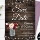 Rustic Save the Date Wedding Template - Country Save the Date Card - Southern Save the Date Invite - Printable Save Date - Save Our Date