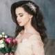 Bridal Headpiece, Pearl Hair Comb, Flower Hair Comb, Flower Headpiece, Crystal Pearl Wedding Headpiece, Rose hair comb, Hair accessories