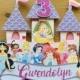 Disney Princess Cake Topper, Personalized Cake Topper,Disney Princesses Cake Topper, Custom Princess , Tea Party Decor, Princess Cake Topper