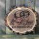 Personalized Engraved Rustic Log Plaque, Custom Wood Wedding Sign, Customized Wedding Gift for Couples