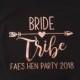 Personalised Hen Party t-shirt transfer, Wedding decal, Heat Transfer, DIY transfer, Iron On, Hen Party, Bride, Bridesmaid, Wedding
