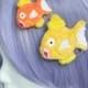 Magikarp Brooch & hairclip plush I MTO I Pokemon