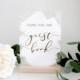 A5 Please Sign Our Guestbook Acrylic Sign / Painted back acrylic wedding sign/ Perspex sign