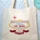 Las Vegas Wedding Tote, Destination Wedding Las Vegas, Las Vegas Welcome Bag, Personalized Welcome Tote Bags for guests, Custom Canvas Tote