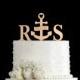 Navy wedding cake topper,navy wedding,Anchor wedding cake topper,anchor cake topper,nautical wedding cake topper,nautical cake topper,597