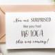 Rose Gold Foil Will You Be My Bridesmaid proposal Card -  Maid of Honour Card - now act surprised like you had no idea - scratch reveal card