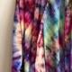 Abalone Sunrise Kimono - Tie Dye Robe - Hand Dyed - Rayon - Cover Up