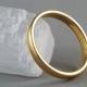 3mm Gold Ring Stainless Steel Ring Men's Gold Ring Women's Gold Ring Wedding Band Engagement Ring Friendship Ring Men's Ring Women's Ring