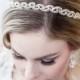 Rose Gold Bridal Headband, Swarovski crystal rhinestone wedding headband, rose gold hair accessories, Kiara Rose Gold Headband