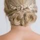 Bridal Gold Leaf Hair Vine, Gold Leaf Hair Comb, Leaf Wreath, Gold Hair Vine, Bride Hair Accessories, Leaf Hair Vine