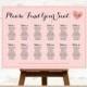 EDITABLE Wedding Seating Chart Table, Printable Find Your Seat Table Assignment, Custom Wedding Table Plan, DIY Instant Download, Templett