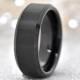 8mm Men's Wedding Ring, Men's Tungsten Ring, Men's Tungsten Wedding Band, Black Tungsten Ring, Promise Ring for Him, Tungsten Mens Ring
