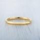 2mm filled 18ct Yellow gold Plain Wedding band Ring - gold ring