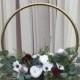 15"  Floral hoop flowers ring--- moon USA --  SET OF 2   --  15" Wreaths  ,----- moon gate