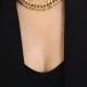 Gold Silver Tone Costume Chunky Chain Choker Necklace