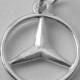 15 mm Genuine SOLID 925 STERLING SILVER 3D Mercedes Benz Sign Logo Car charm/pendant