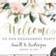 Editable Engagement Party Sign, Printable Welcome to Our Engagement Sign,  Welcome sign, Engagement Party Print, Templett Sign,  #Magnolia