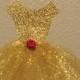 Princess Dress Cake Topper, Handmade Glitter Gown, Choice of Glitter Color