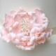 Blush Pink Peony Sugar Flower - Unique Wedding Cake Topper - Gumpaste Flowers