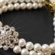 White Pearl Bridal Bracelet, Pearl Cuff Bracelet, Swarovski Pearl Gold Bracelet, Wedding Pearl Bracelet, Bridal Jewelry, Pearl Gold Bracelet