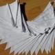 White bunting, 3.50 meters white double or single  bunting, White wedding decoration, Fabric bunting, flags, Home decor, Garden party decor