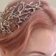 The BETTY Headpiece - Branch Twig Antler Woodland Ethereal Natural Crown Headband Fascinator