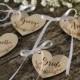 Custom engraved wood heart,Personalized Wooden Hearts,Wood Heart,Heart Tags,Heart Favors,Wedding table name,laser cut place cards