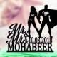 Superman and Wonder Woman Cake Topper, Wedding topper with date, Superhero Cake topper, Last Name topper, Mr&Mrs Cake Topper, Super hero