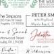 Personalized Return Address Stamp Self Ink 3 Line Modern Business Family Wedding Stamper Custom Stamps