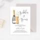 Bubbles and Brews Engagement Party Invitation, Editable Engagement Party Invitation, Templett, Couples Shower Invitation, e375