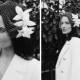 White Flower Veil // Vintage Bandeau Birdcage Veil // Retro Headpiece // Bridal Fascinator