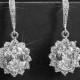 Crystal Bridal Earrings, Wedding Oval Earrings, Cubic Zirconia Earrings, Dangle Earrings, Wedding Jewelry, Sparkly Earrings, Prom Jewelry