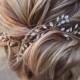 Bridal hair vine  Bridal hair accessories Blue Opal Bridal hair vine Wedding hair piece Wedding hair Accessories Wedding hair vine