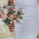 Sola Wood Flowers + Rose Gold + Wood Flower + Forever Bouquet + Sola Wood Wedding + Rose Pink + Ivory + Olive Branch + Hand Painted Flowers!