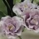 Lilac lisianthus ... Handmade edible wedding cake flowers toppers.edible cake decorations. sugar flowers  fondant , gumpaste