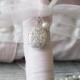 Wedding Bouquet locket, Bouquet Memorial Photo Charm, Etsy Wedding, Gift for Bride, Adored Bride