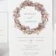 Winter Wedding Invitation Template Set, TRY BEFORE You BUY, 100% Editable Invitation Printable, Instant Download