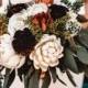 Sola White Bridal Bouquet, Dried Bridal Bouquet, Wild Greenery Bouquet, Boho Bouquet, Wedding Flowers, Dried Flowers, Wedding bouquet