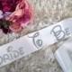Bride To Be sash - Disney inspired- glitter wording - any color sash & glitter color!