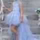 tulle flower girl dress, lace flower girl dresses, pageant dress, blue flower girl dress with train, beaded girls party dress, Ball gown