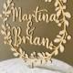 Custom Name Wedding Cake Topper , Personalised Wedding Cake Topper, Bridal Shower Topper, Engagement Topper, Modern Wedding Cake Topper.