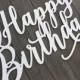Happy Birthday Sign, 30in x 20in, Birthday Sign, Wooden Birthday Sign, Sign for Birthday, Wood Happy Birthday Sign, Birthday Party