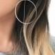 Circle Dangle Threader Earrings 