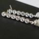 Pearl Bridal Earrings, Swarovski 8mm White Pearl Silver Earrings, Pearl Drop Wedding Earrings, Pearl Wedding Jewelry, Pearl Dainty Earrings